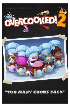 Overcooked 2 Too Many Cooks Pack (PC - Region Free), Platform: PC - Steam, Region: All Countries, Language: Multi-language